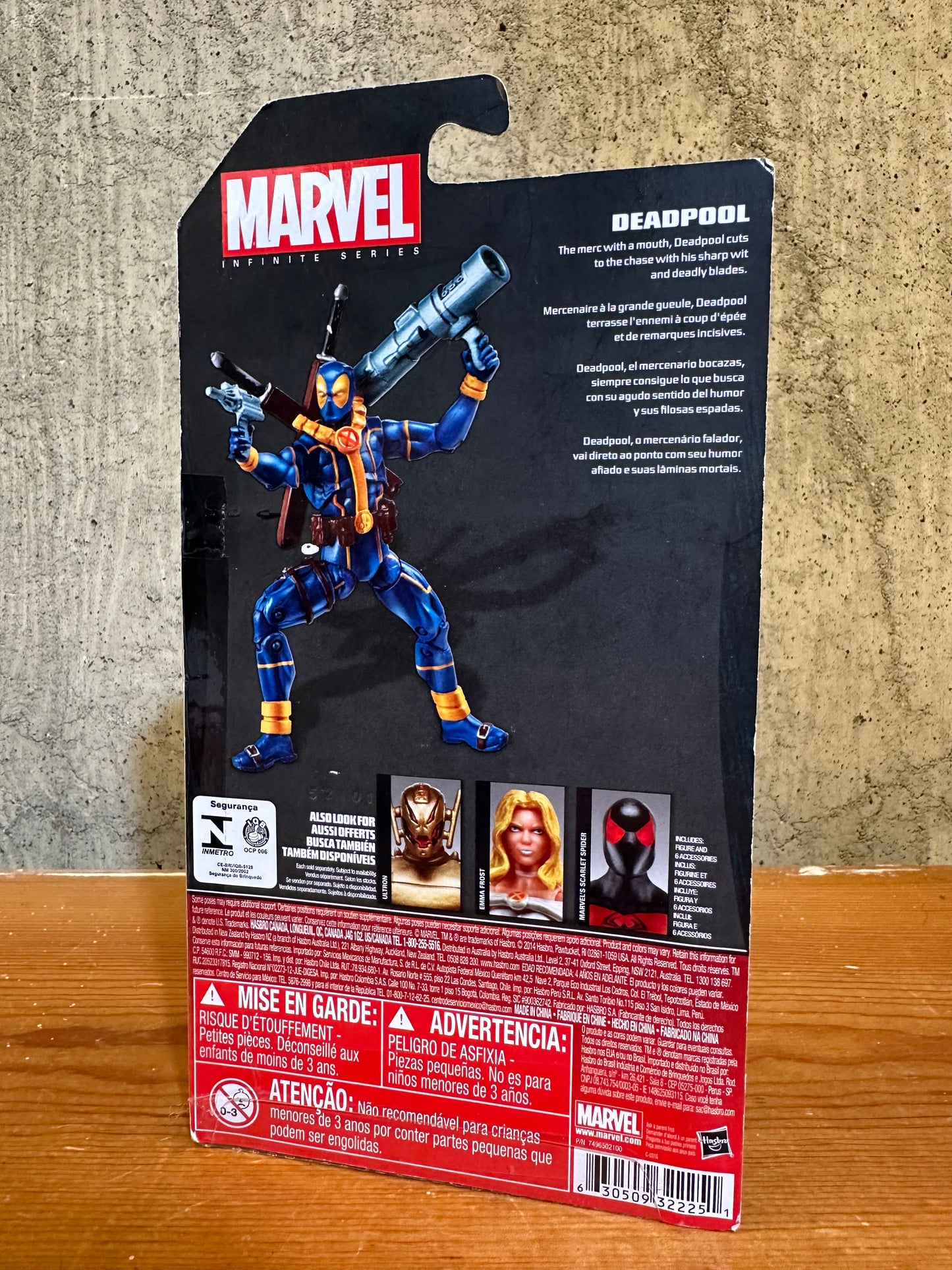 Marvel Infinite Series Deadpool 4” Action Figure