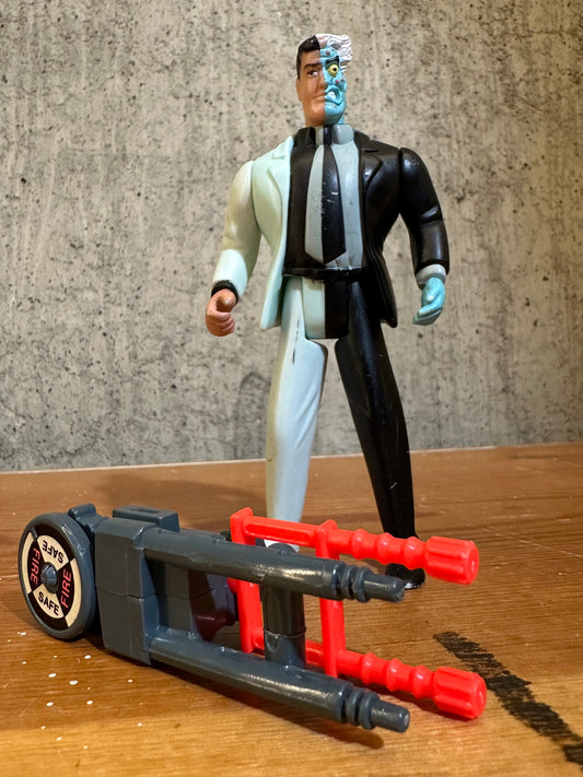 Two-Face Batman the Animated Series Near Complete Action Figure Toy DC Comics