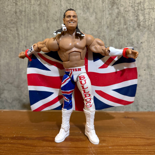 Mattel WWE Elite Collection Flashback Series 39 British Bulldog Action Figure WWF