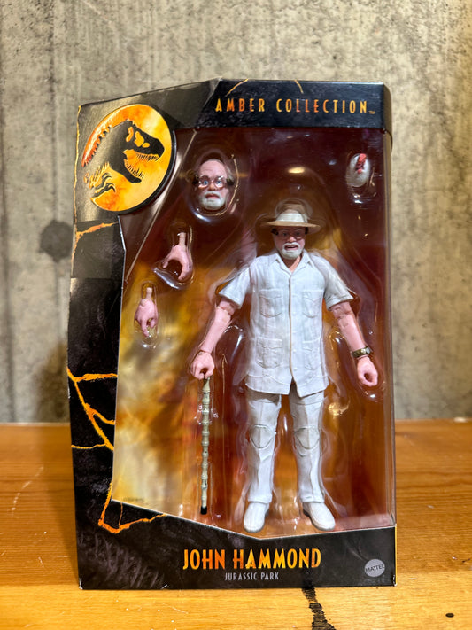 Mattel Jurassic Park Amber Collection John Hammond Action Figure