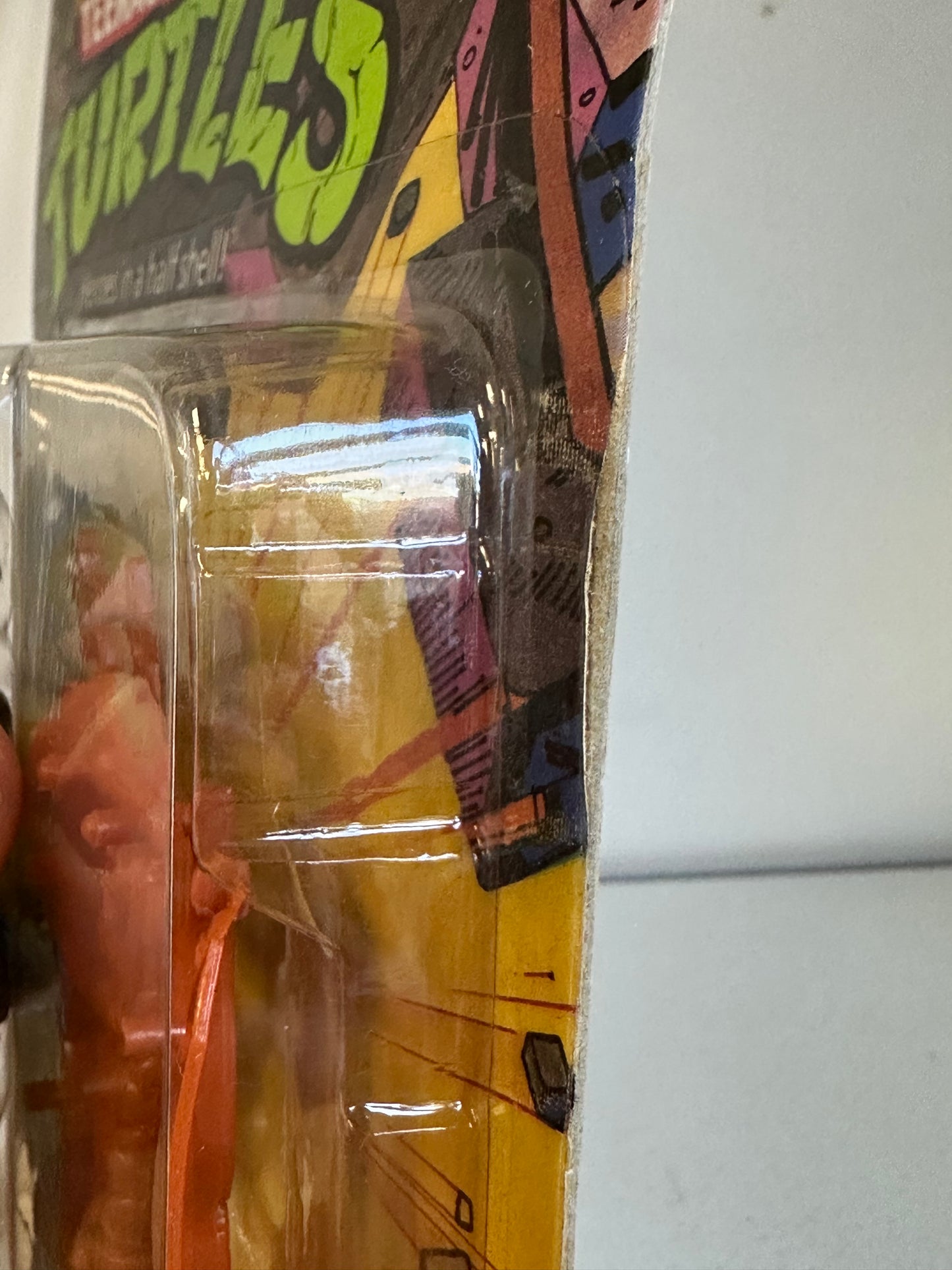 1988 TMNT 10-Back Soft Head Leonardo MOC Sealed Vintage Action Figure Toy