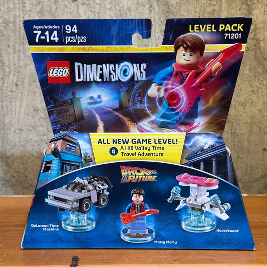 Lego 71201 Dimensions Back to the Future Marty McFly Delorean Hoverboard Sealed Box