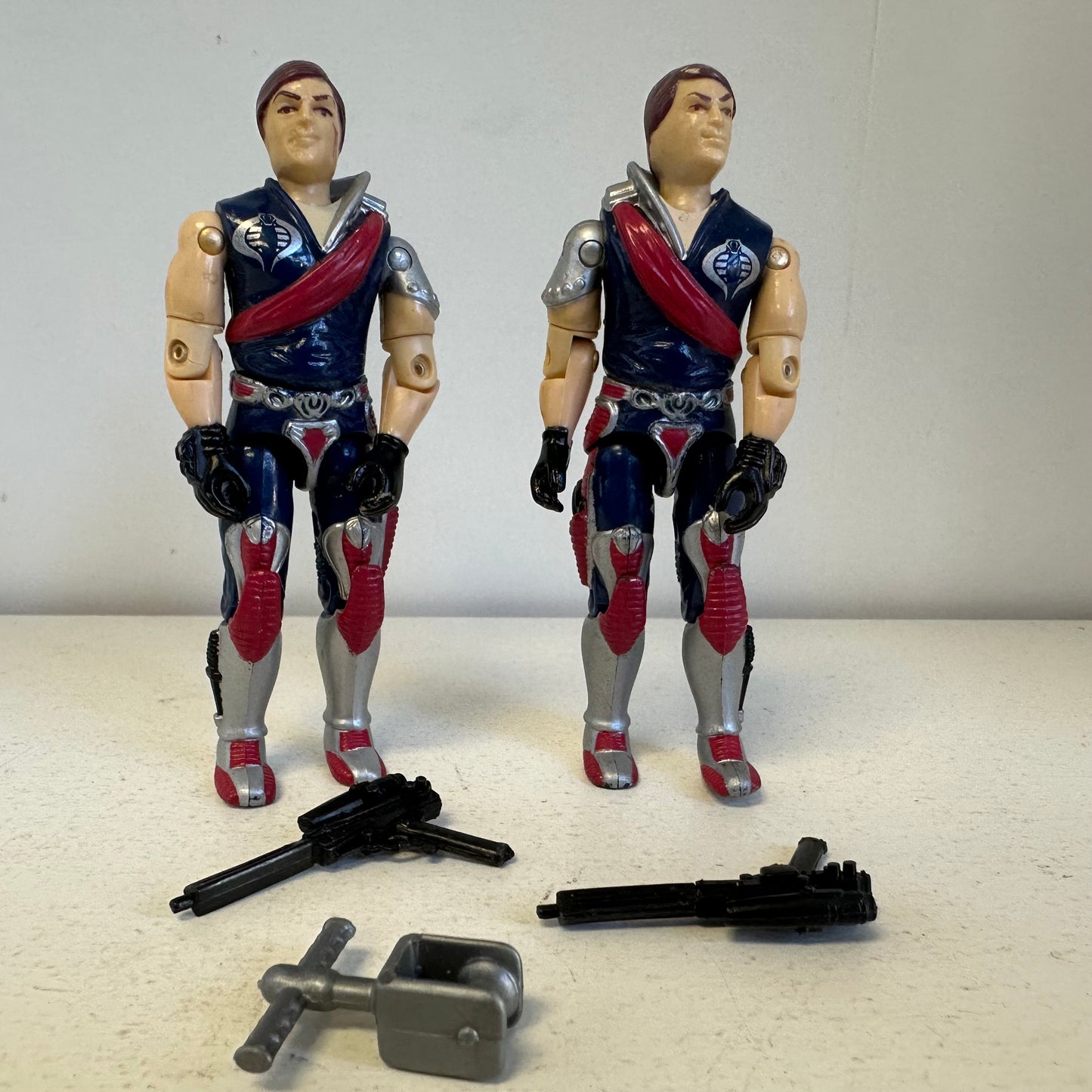 1985 GI Joe Tomax and Xomat Vintage GI Joe Action Figure Toys