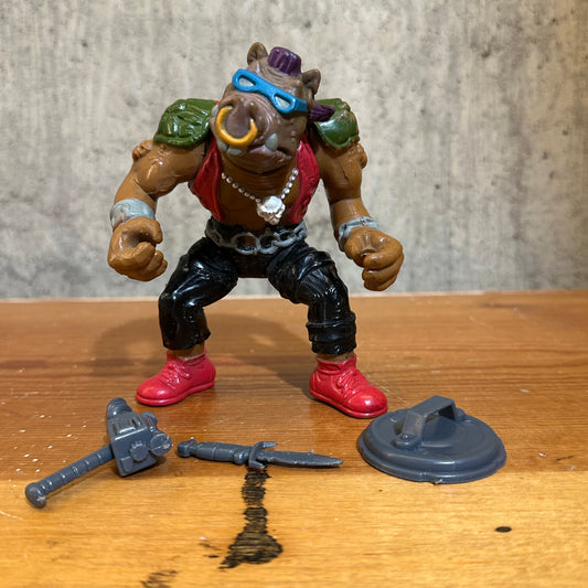 Bebop Soft Head 1988 TMNT Vintage Ninja Turtles Action Figure  Toy