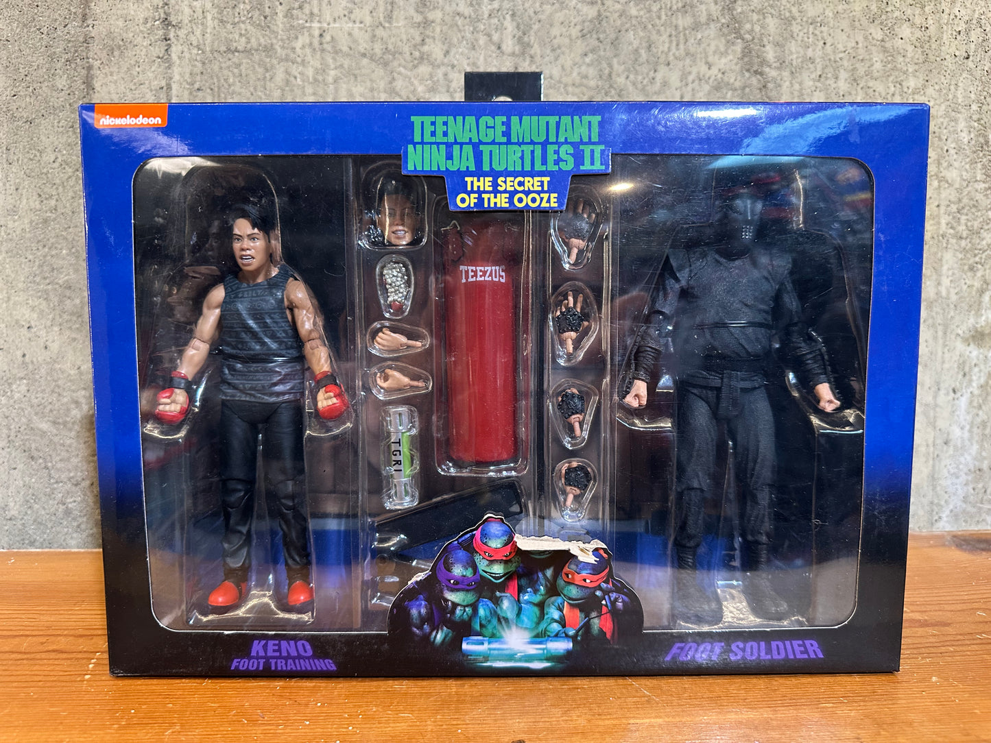 NECA TMNT Keno & Foot Soldier Teenage Mutant Ninja Turtles II Secret of the Ooze