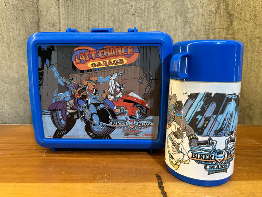 Biker Mice From Mars Aladdin Lunchbox Complete with Thermos 1994