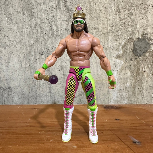 Macho King Randy Savage Action Figure Mattel Elite WWF Hall Of Fame WWE
