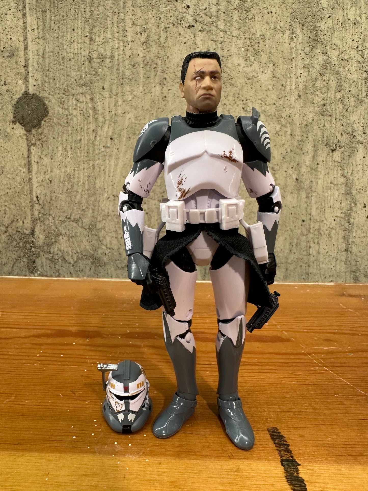 Clone Commander Wolffe Star Wars black series 6” Action Figure Toy