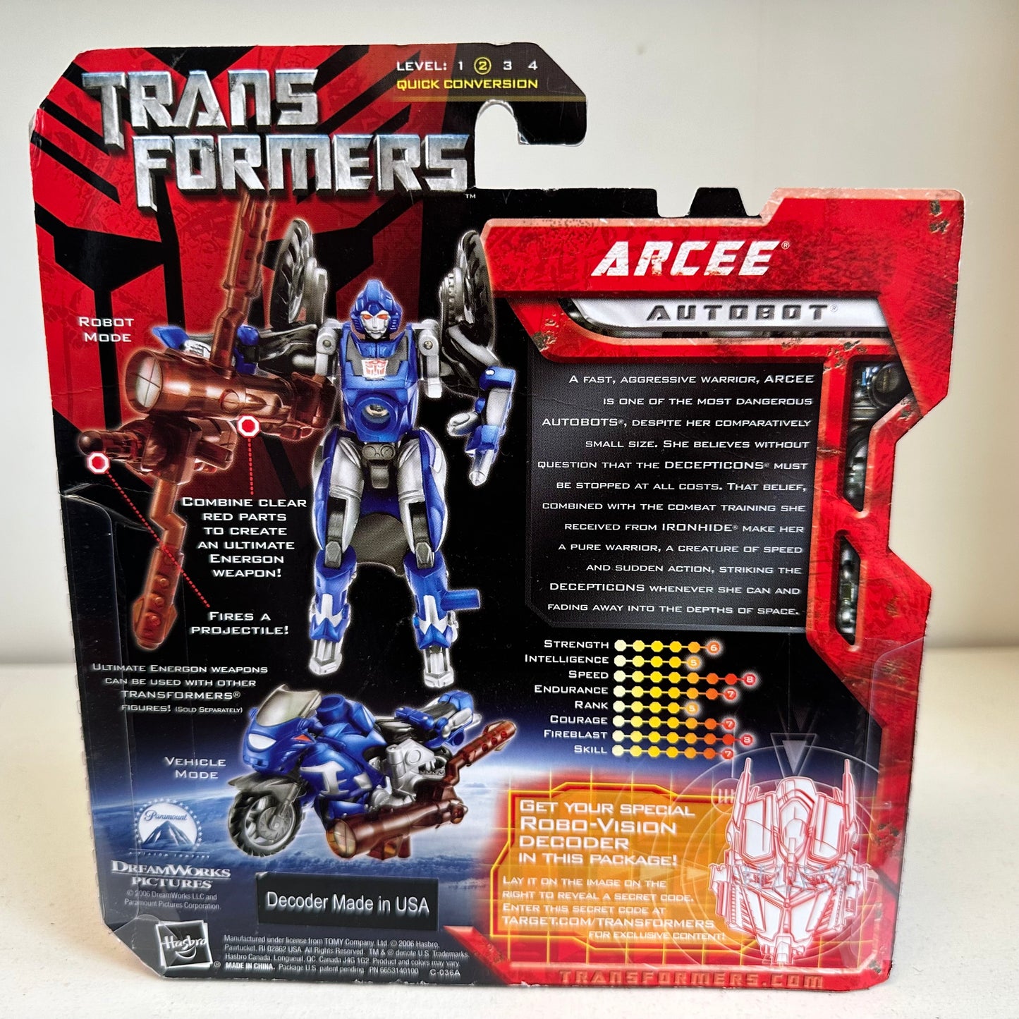 Transformers Movie Arcee Target Exclusive Sealed Action Figure