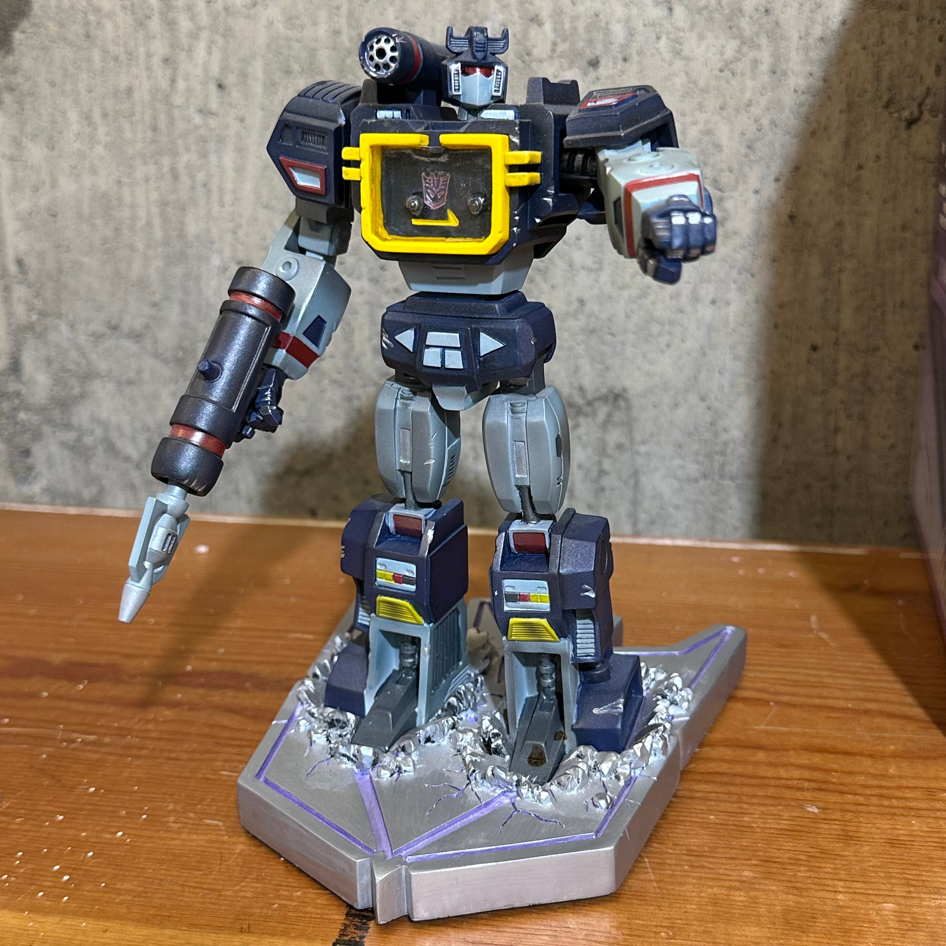 アメコミ Palisades Transformers Soundwave Soundwave Palisades Transformers Decepticon Polystone Mini Statue