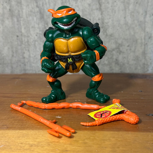 1991 TMNT Talkin’ Mike Ninja Turtles Action Figure Toy