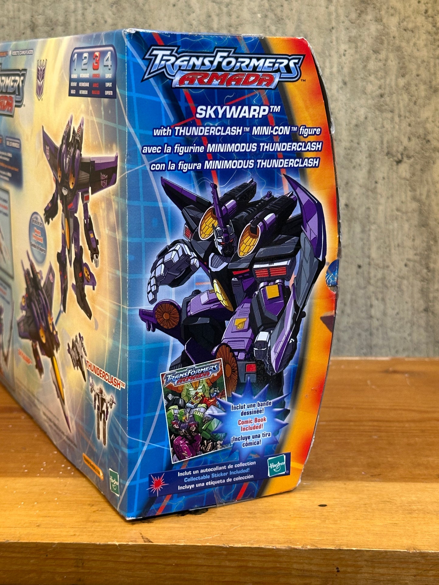 Skywarp Transformers Armada Sealed Decepticon Action Figure Robot Toy
