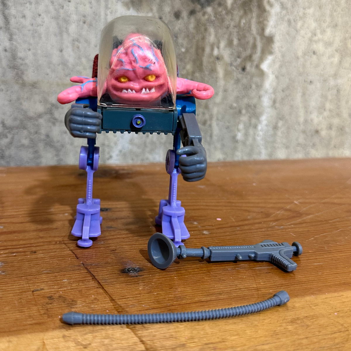 Krang Walker 1989 Complete TMNT Vintage Ninja Turtles Action Figure Toy