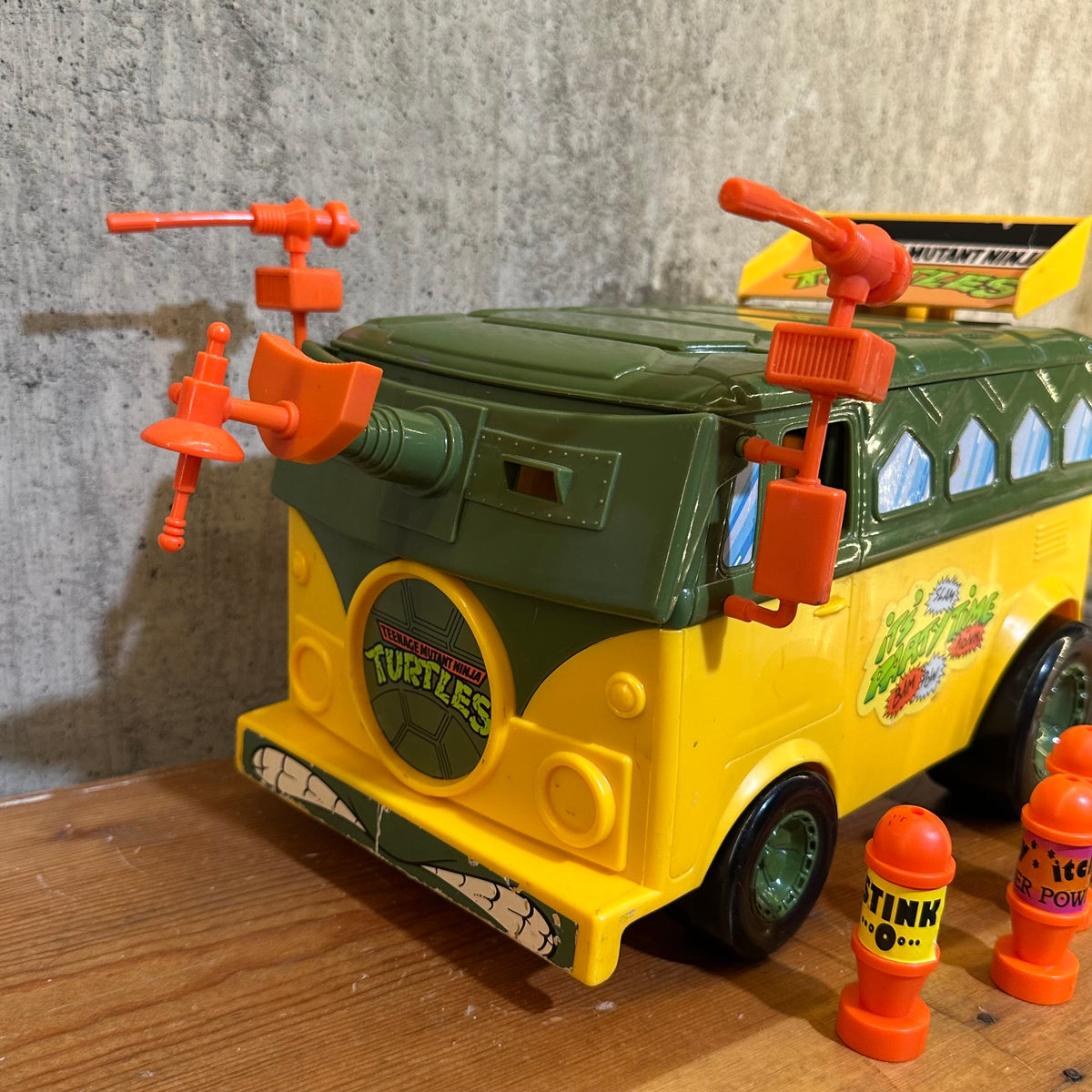 Party Wagon 100% Complete TMNT Vintage Ninja Turtles Van Toy 1989