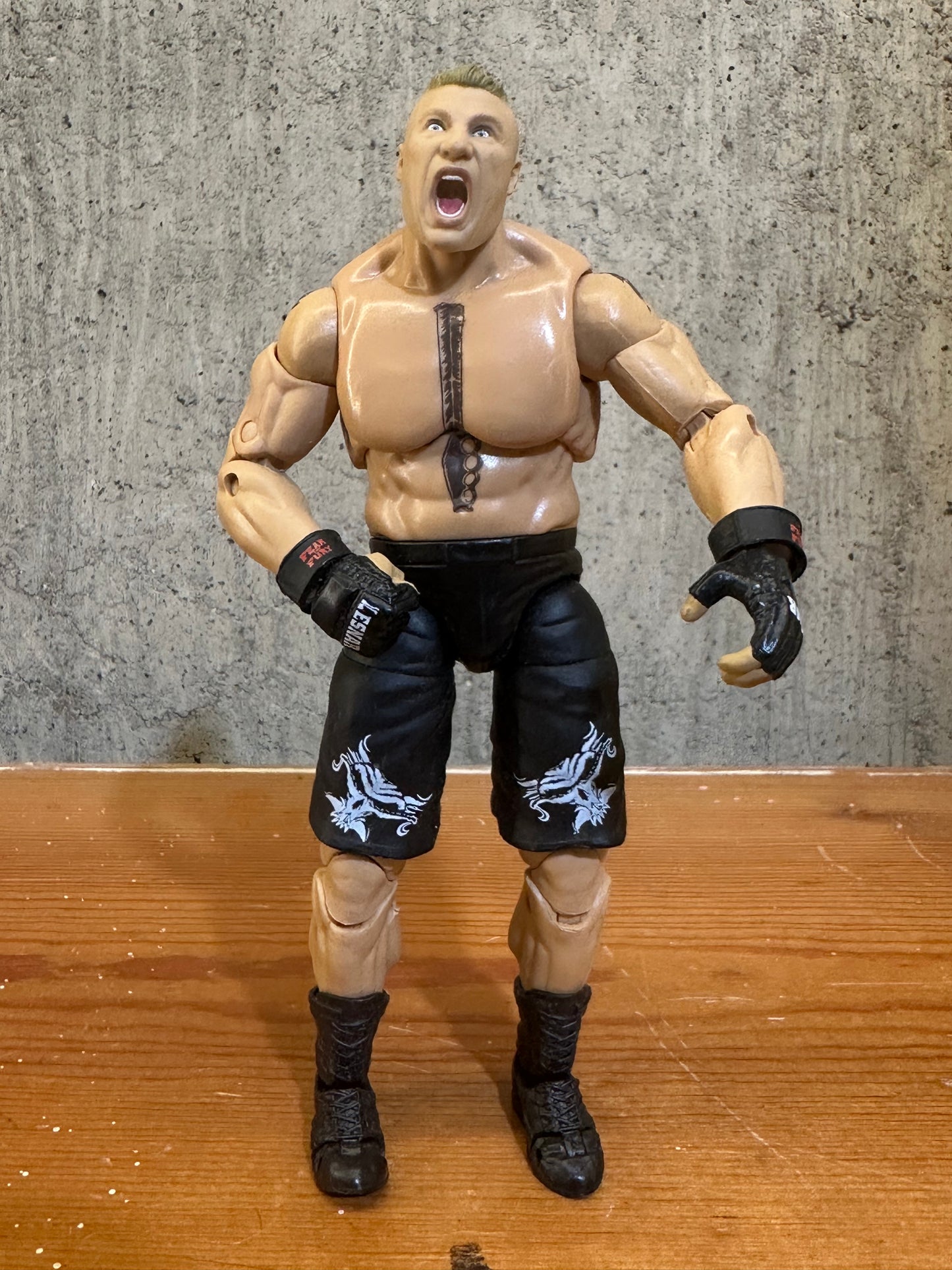 WWE Brock Lesnar Mattel Elite Wrestling Action Figure 2K17 Gamestop Exclusive