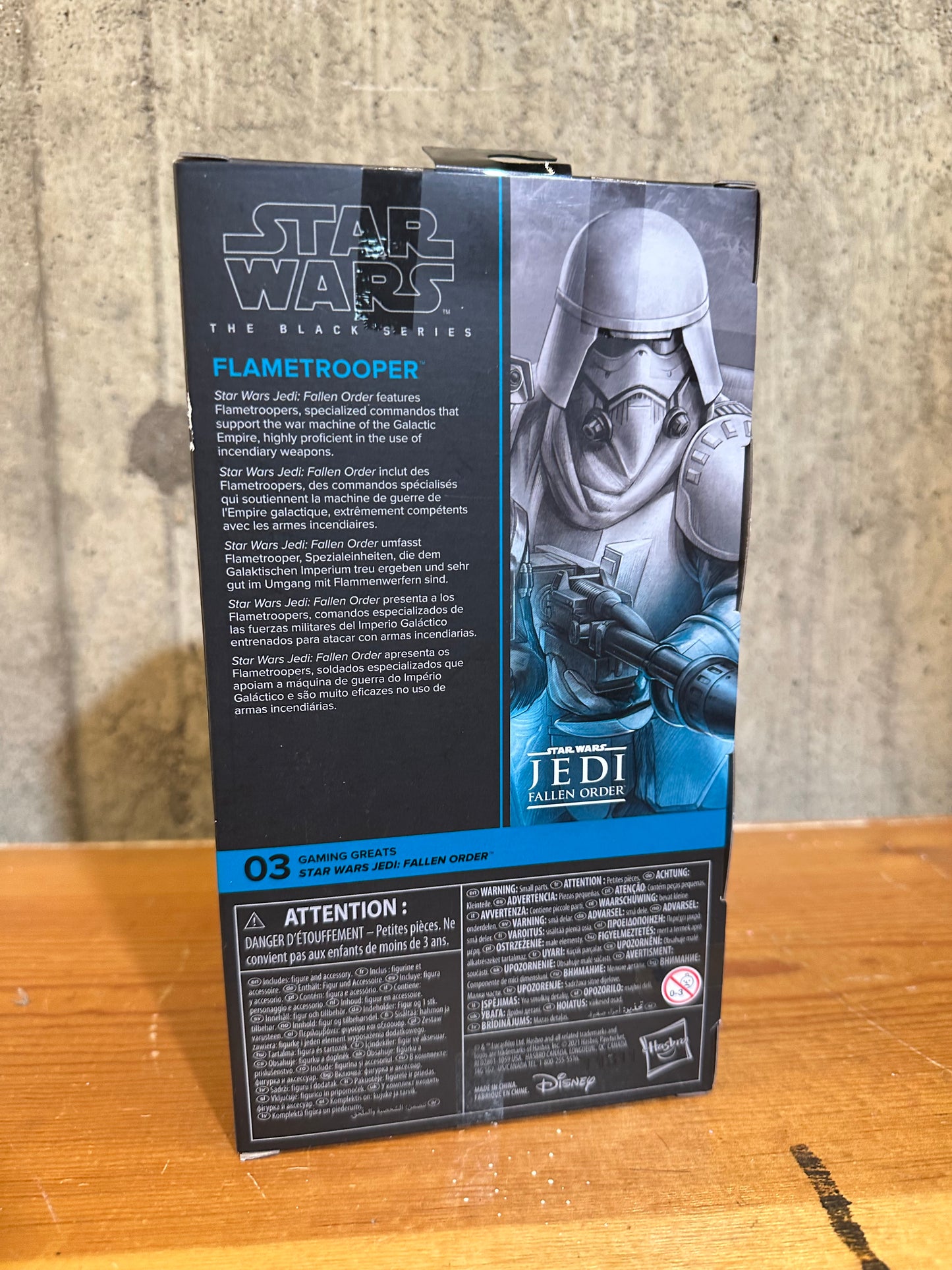 Flametrooper Star Wars 6” Black Series Sealed Action Figure Toy