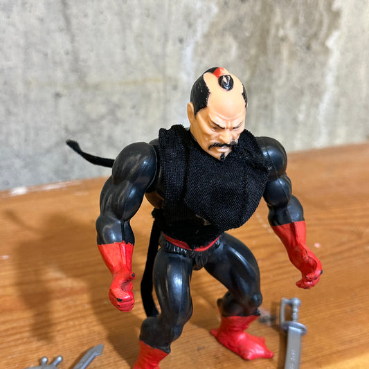 Ninjor MOTU 1986 He-Man near complete Action Figure Toy