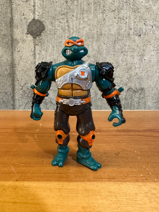 Vintage 1995 TMNT Teenage Mutant Ninja Turtles Metal Mutants Michelangelo Figure