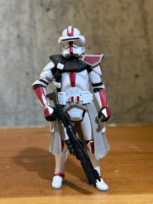 Clone Commander Deviss 3.75” ROTS Avtion Figure Toy Near Complete