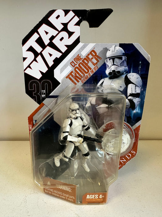 Star Wars 30th Anniversary Saga Legends Clone Trooper ROTS MOC action Figure Toy