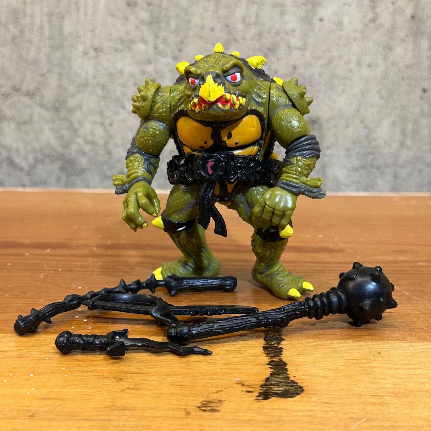 Tokka 1991 TMNT Complete Ninja Turtles Vintage Action Figure Toy Movie 2