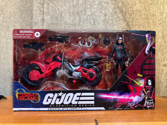 Baroness with Cobra Coil GI Joe Classified Open Box Unused 6” Action Figure Toy