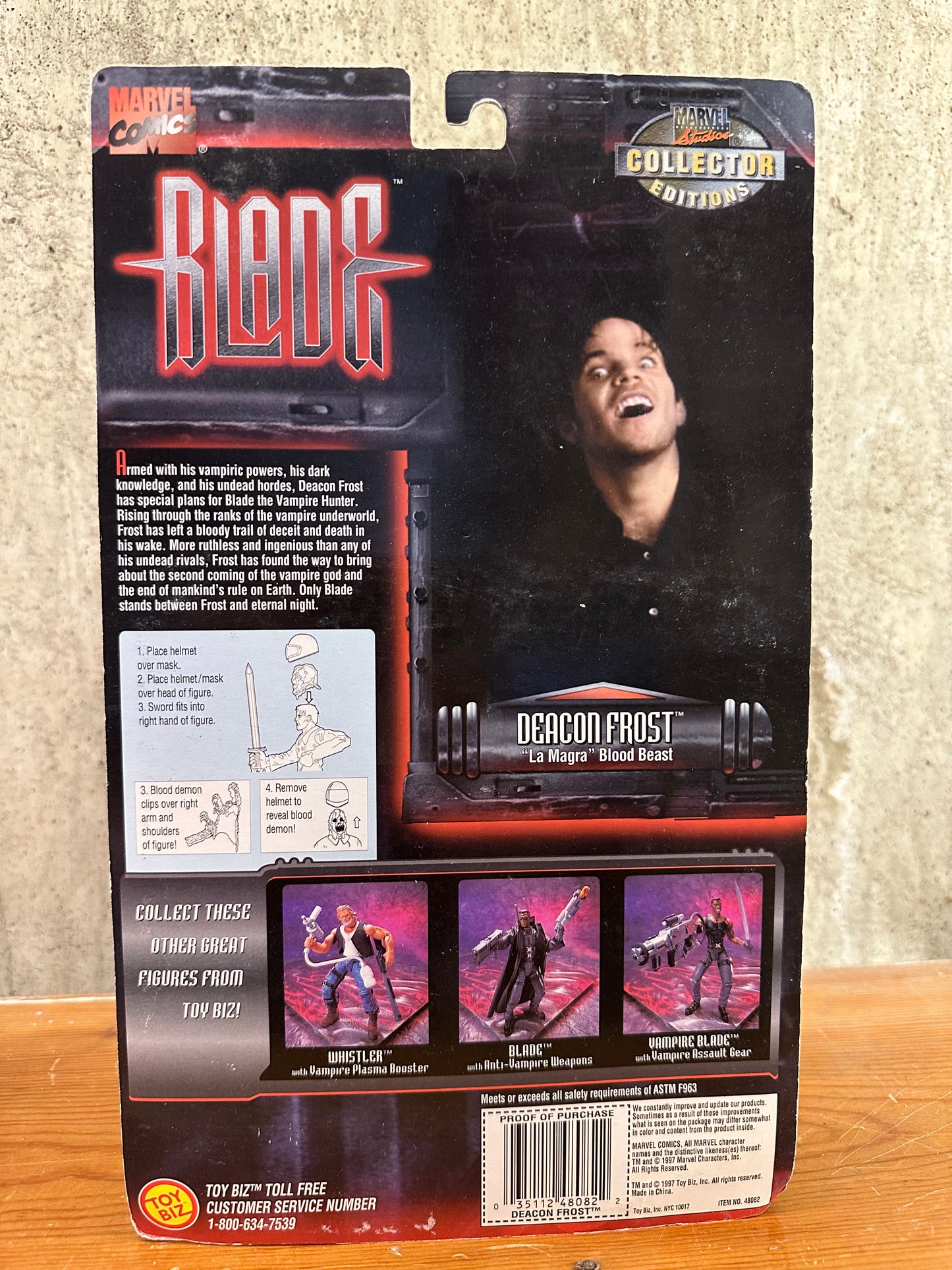 Deacon Frost Blade Marvel Toy Biz Action Figure MOC