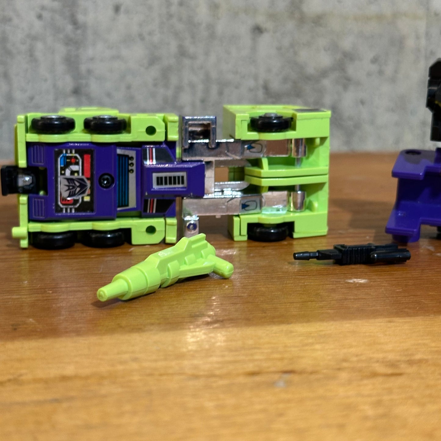 Hook G1 Complete Vintage Transformers Robot Toy Clean Decepticon Devastator