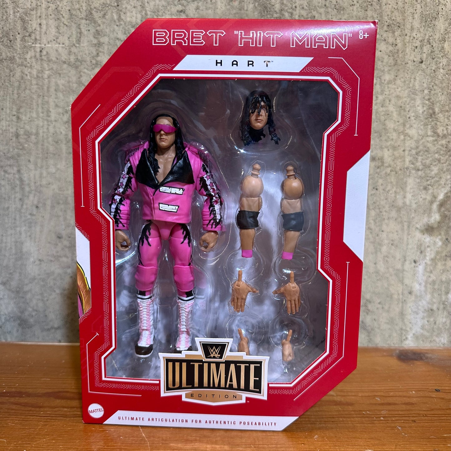 Bret Hart Mattel WWF WWE Ultimate Edition  Hit Man  Target Exclusive NEW Sealed