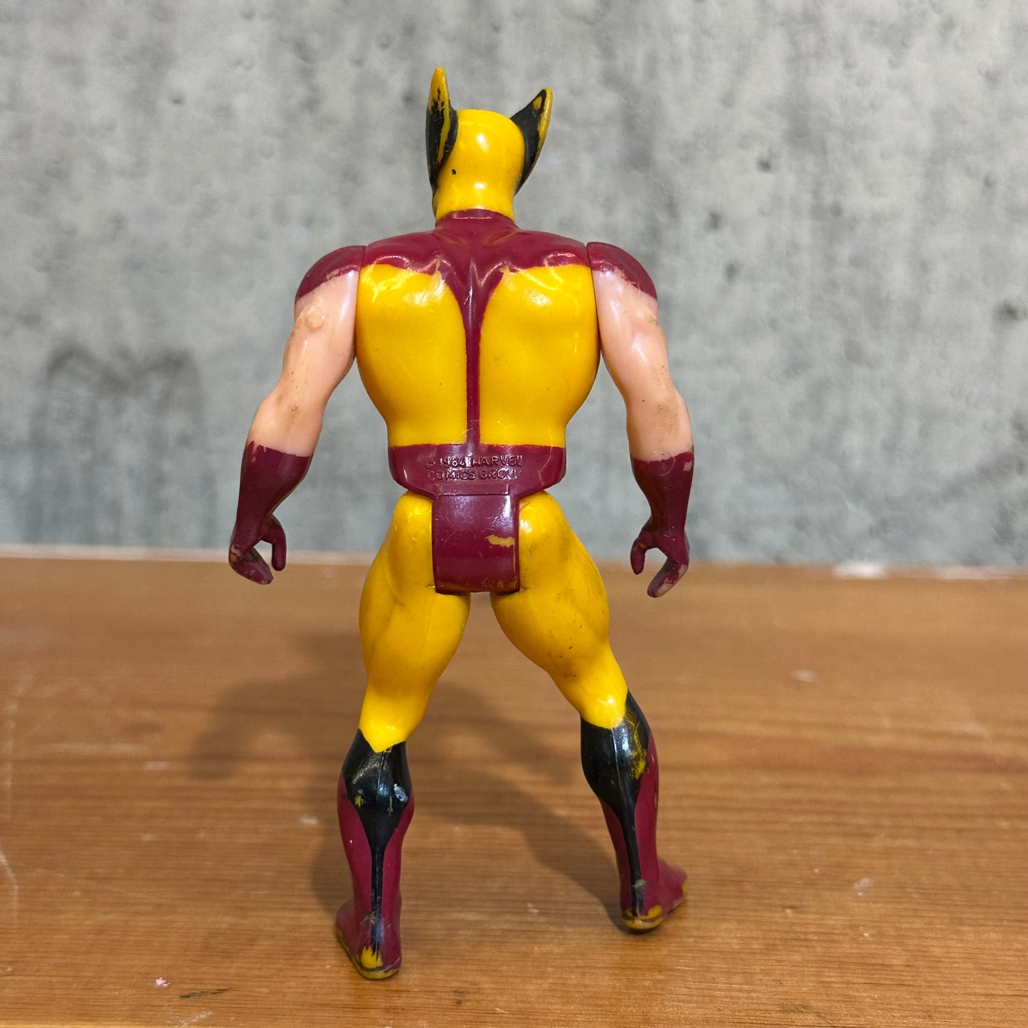 Worn Wolverine Marvel Secret Wars Incomplete 4” Action Figure Toy 1984