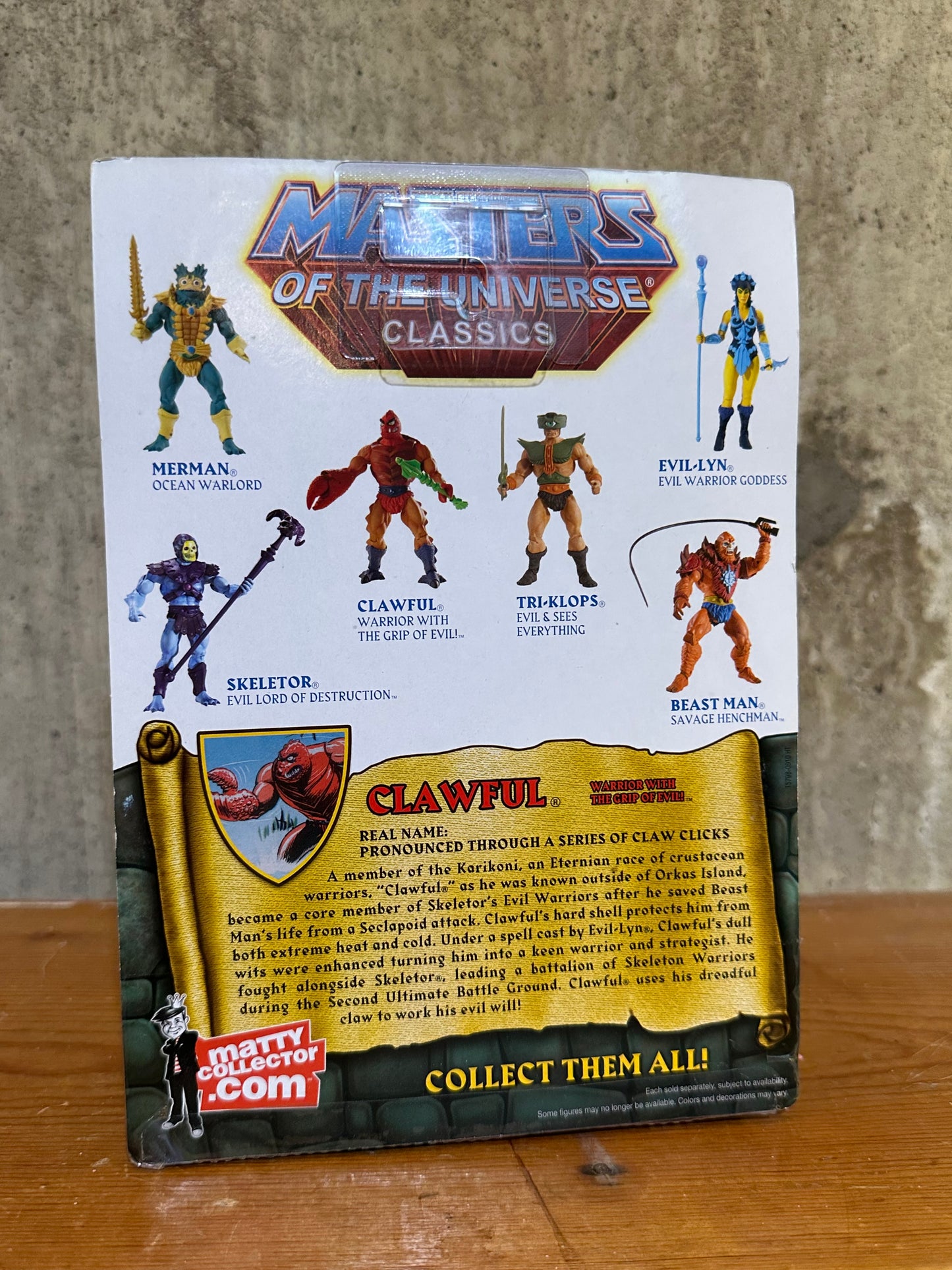 Clawful Mattel Master’s of the Universe Classics MOTU Sealed Action Figure Toy