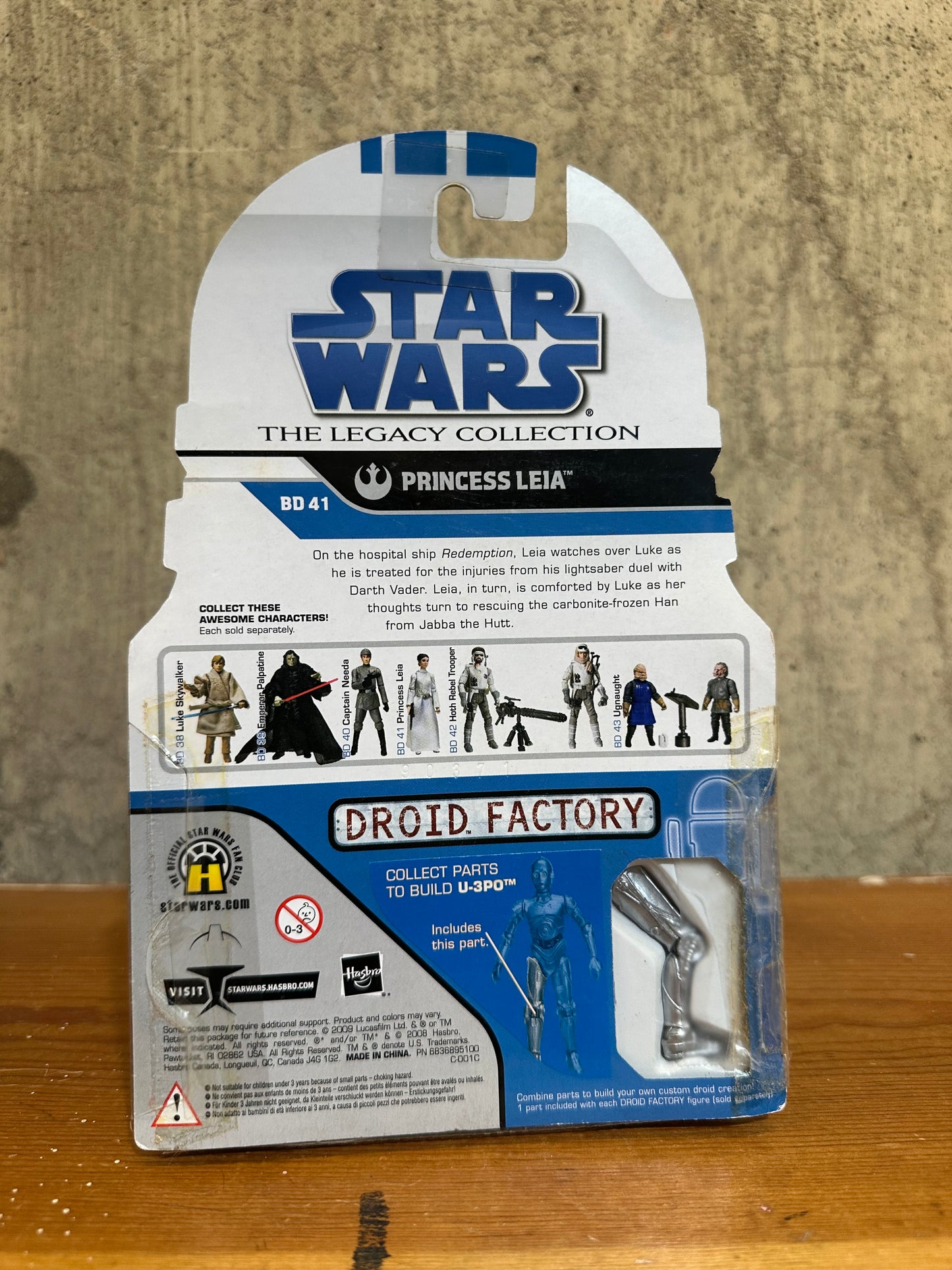 Princess Leia Star Wars Legacy Collection 3.75” Action Figure Toy