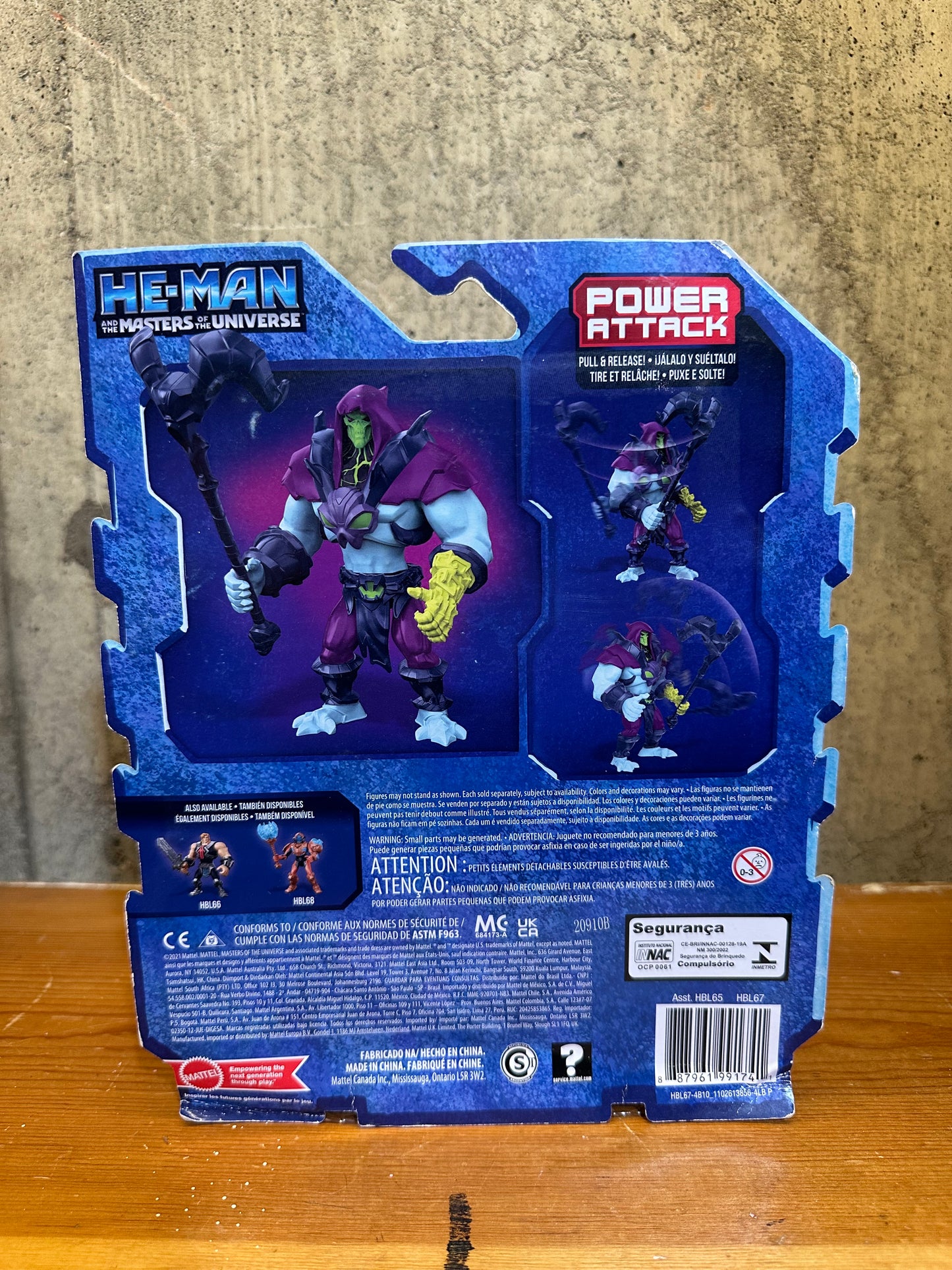 He-Man, Masters of the Universe, Power Attack, Skeleton Action Figure MOTU Netflix