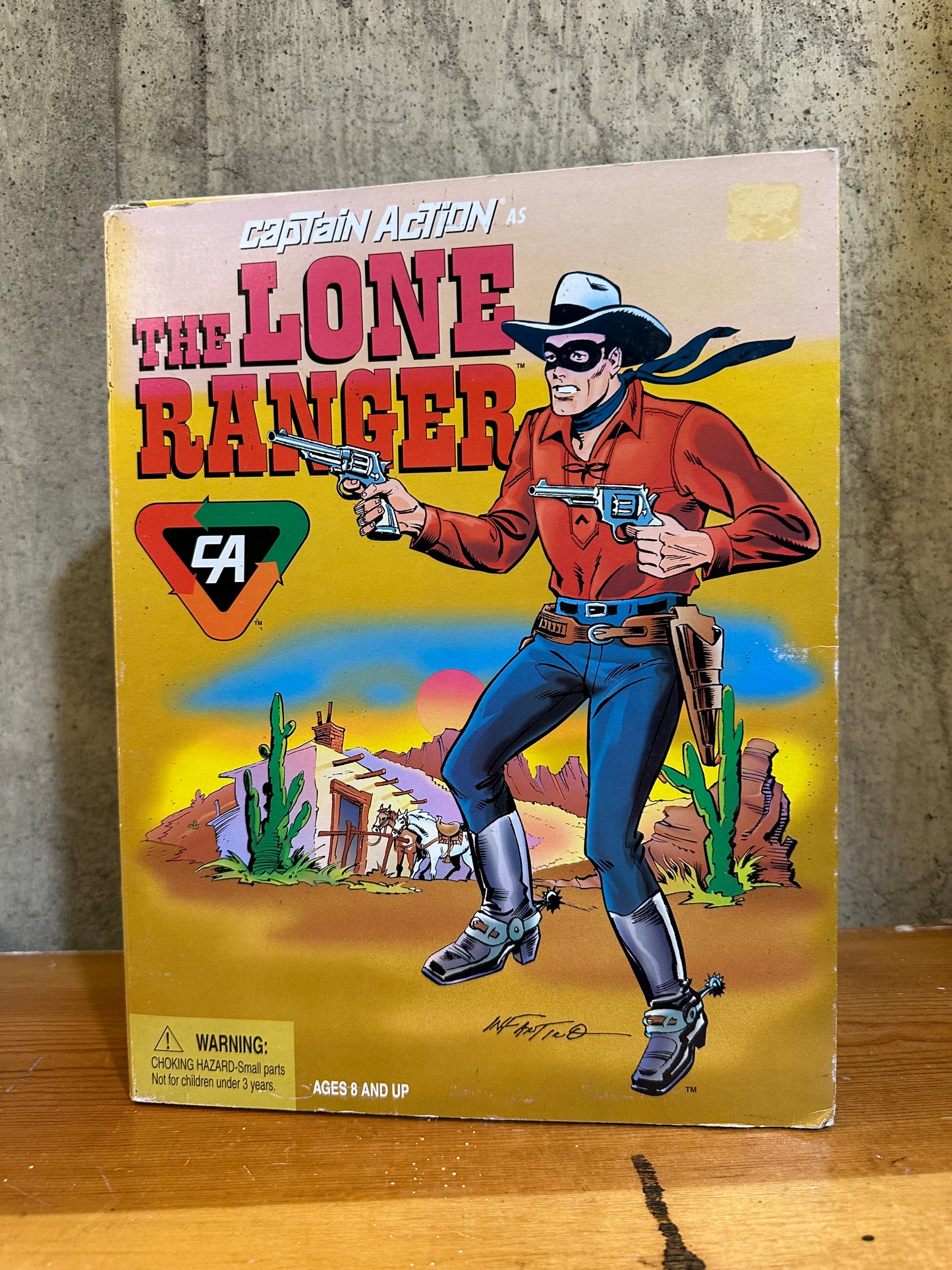 Vintage Captain Action The LONE RANGER Figure 1993  Playing Mantis Open Box Unused Figure 12”
