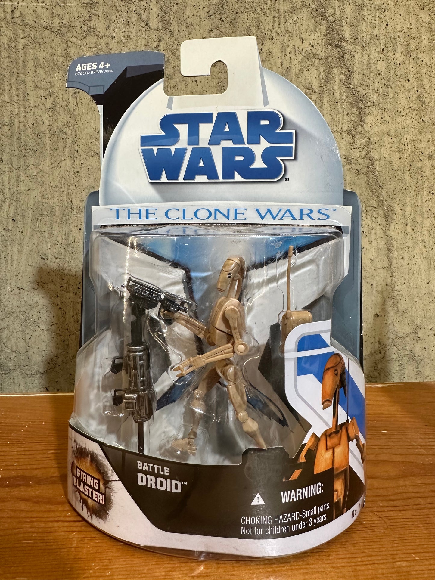 Battle Droid Star Wars Clone Wars 3.75” Action Figure Toy