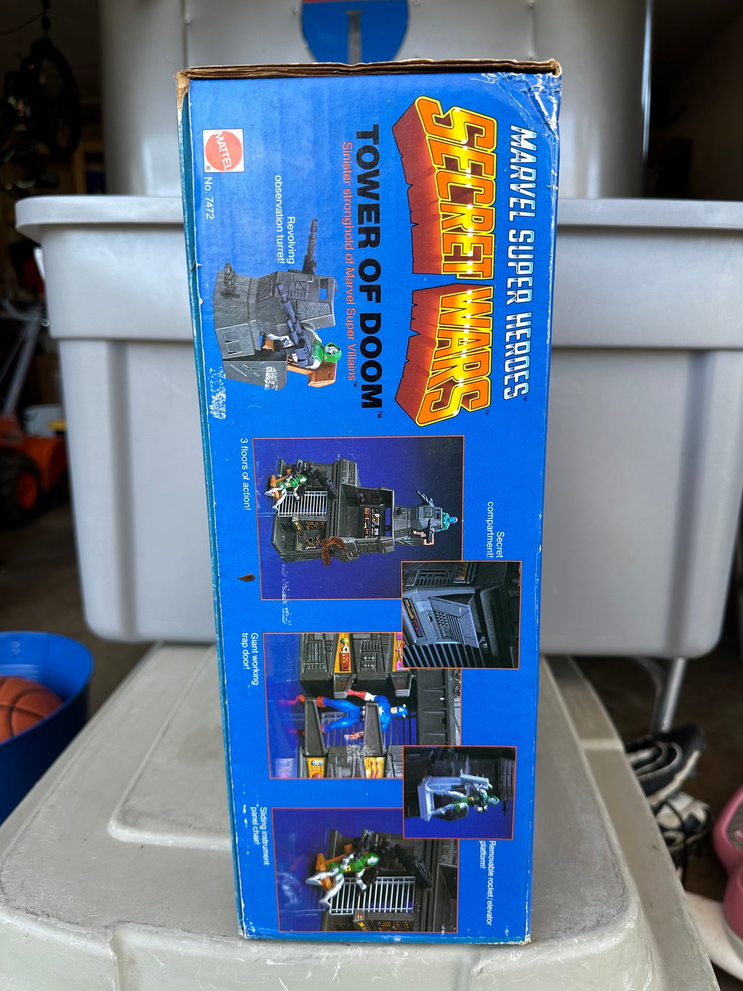 1984 Marvel Secret Wars Tower of Doom Factory Sealed Vintage Action Figure Playset Dr Doom Spiderman