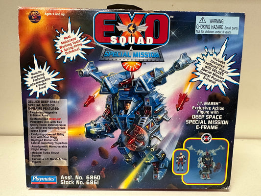 Exo Squad JT Marsh Deep Space Mission E-Frame Unused in Box 90’s Action Figure Toy