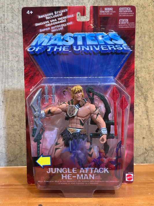 Jungle Attack He-Man MOC Sealed Action Figure Toy MOTU 200X