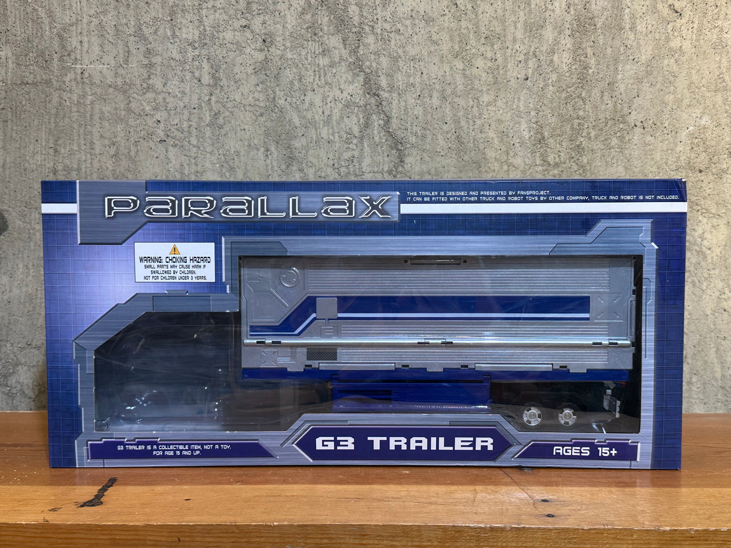 Transformers Fans Project Parallax TFX-02 G3 Trailer Open Box Unused