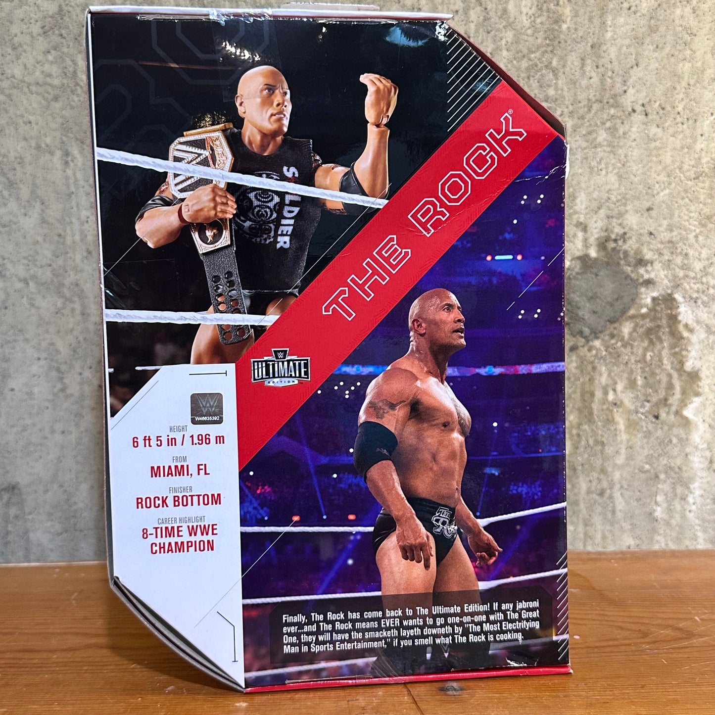 The Rock Ultimate Edition Series 10 Sealed Wrestling Action Figure Toy WWE WWF