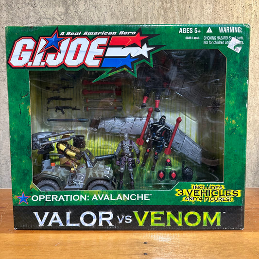 GI Joe Operation: Avalanche Valor vs Venom Sealed NEW in Box Kmart Exclusive