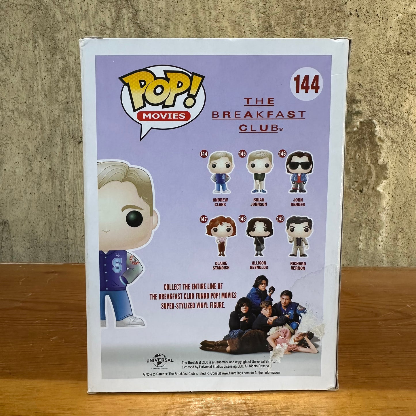 Andrew Clark Funko Pop Breakfast Club Movie Hot Topic Exclusive