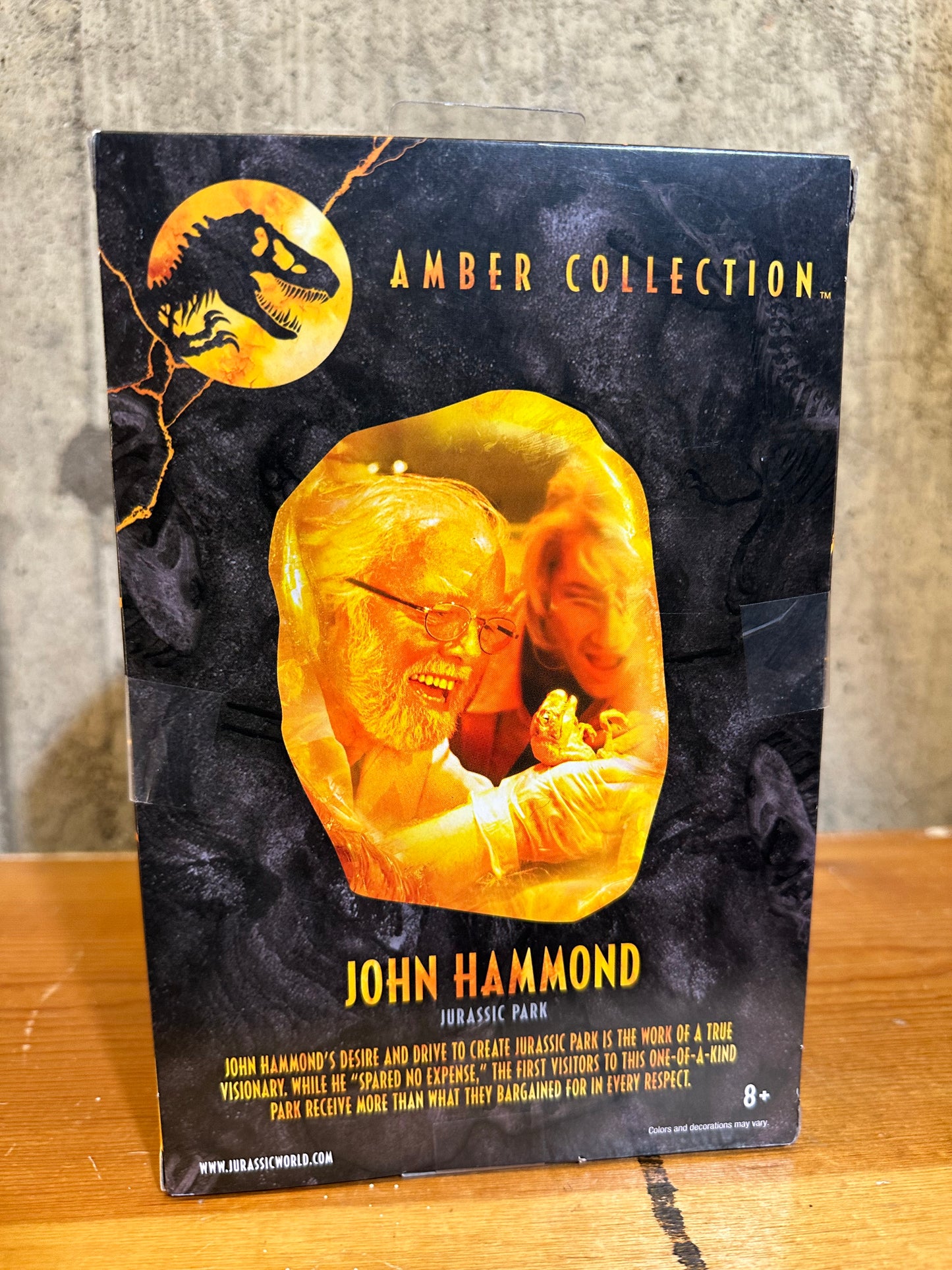 Mattel Jurassic Park Amber Collection John Hammond Action Figure