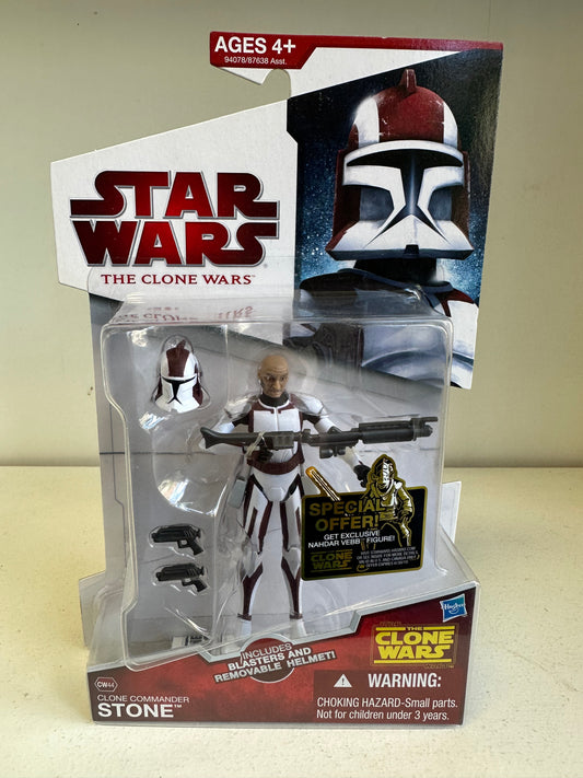 Star Wars clone wars Clone Commander Stone MOC Action Figure Toy