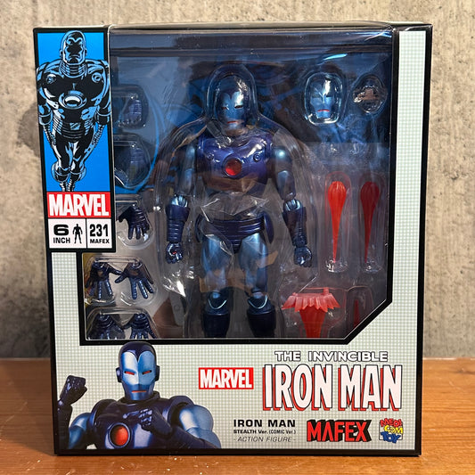 Stealth Iron Man Sealed Mafex Action Figure Medicom Toy Comic Book Version