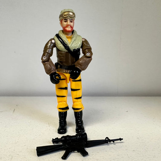 1985 GI Joe Tiger Force Frostbite Complete Vintage Action Figure Toy