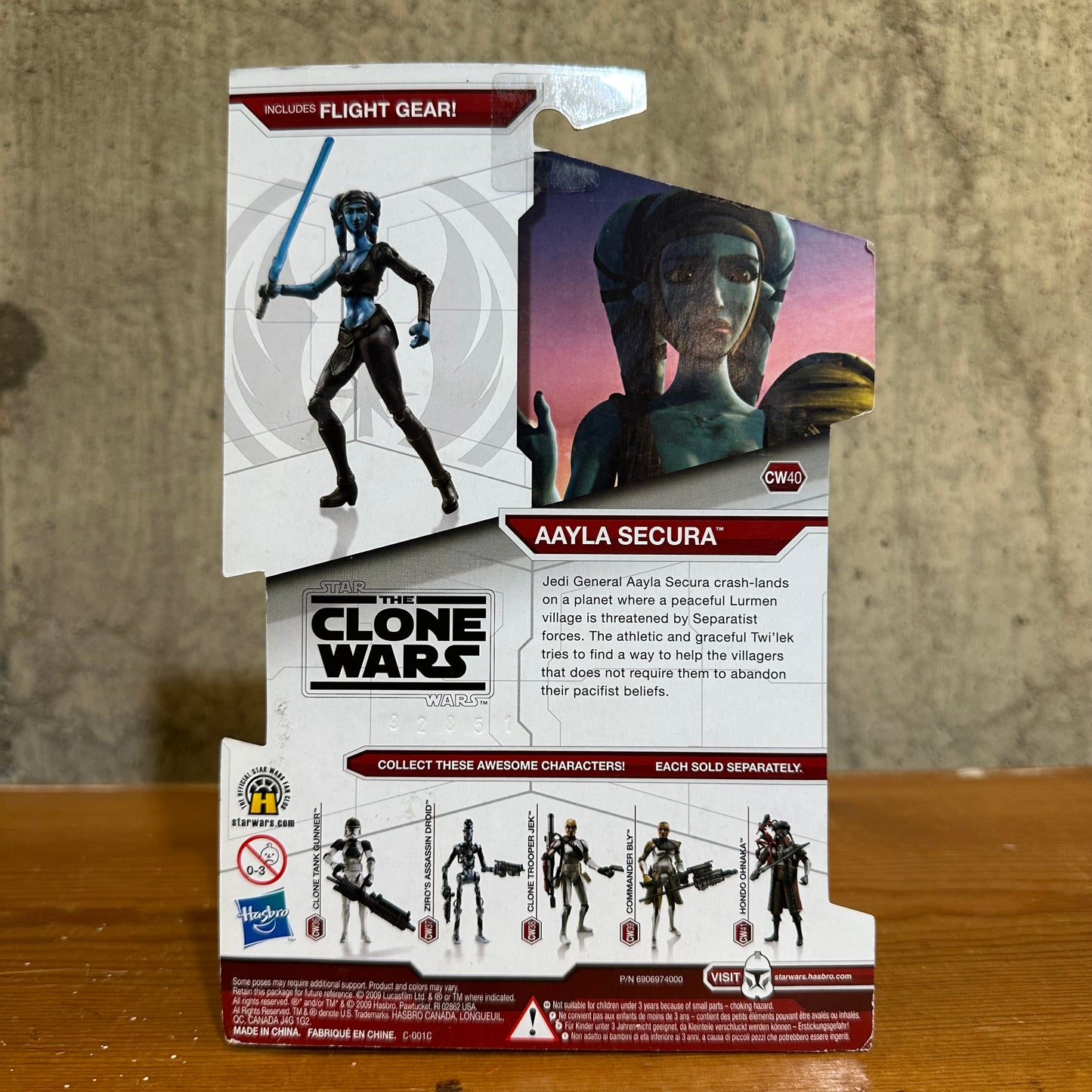Aayla Secura Star Wars Clone Wars 3.75” Action Figure Toy