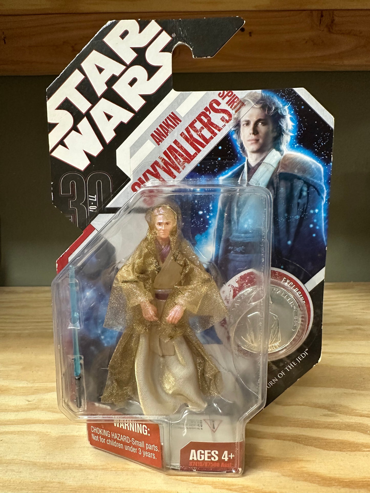 Star Wars 30th Anniversary Anakin Skywalker’s Spirit ROTJ sealed Action Figure toy