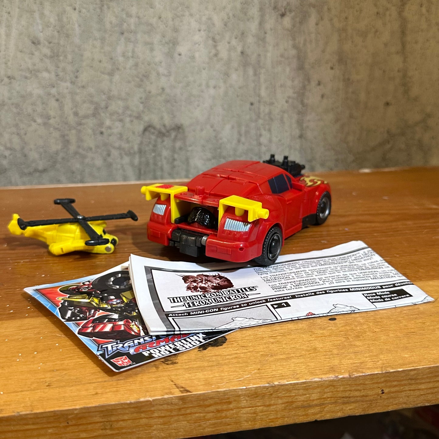 Transformers Armada Powerlinx Hot Shot Jolt 2002 Action Figure Super Cons