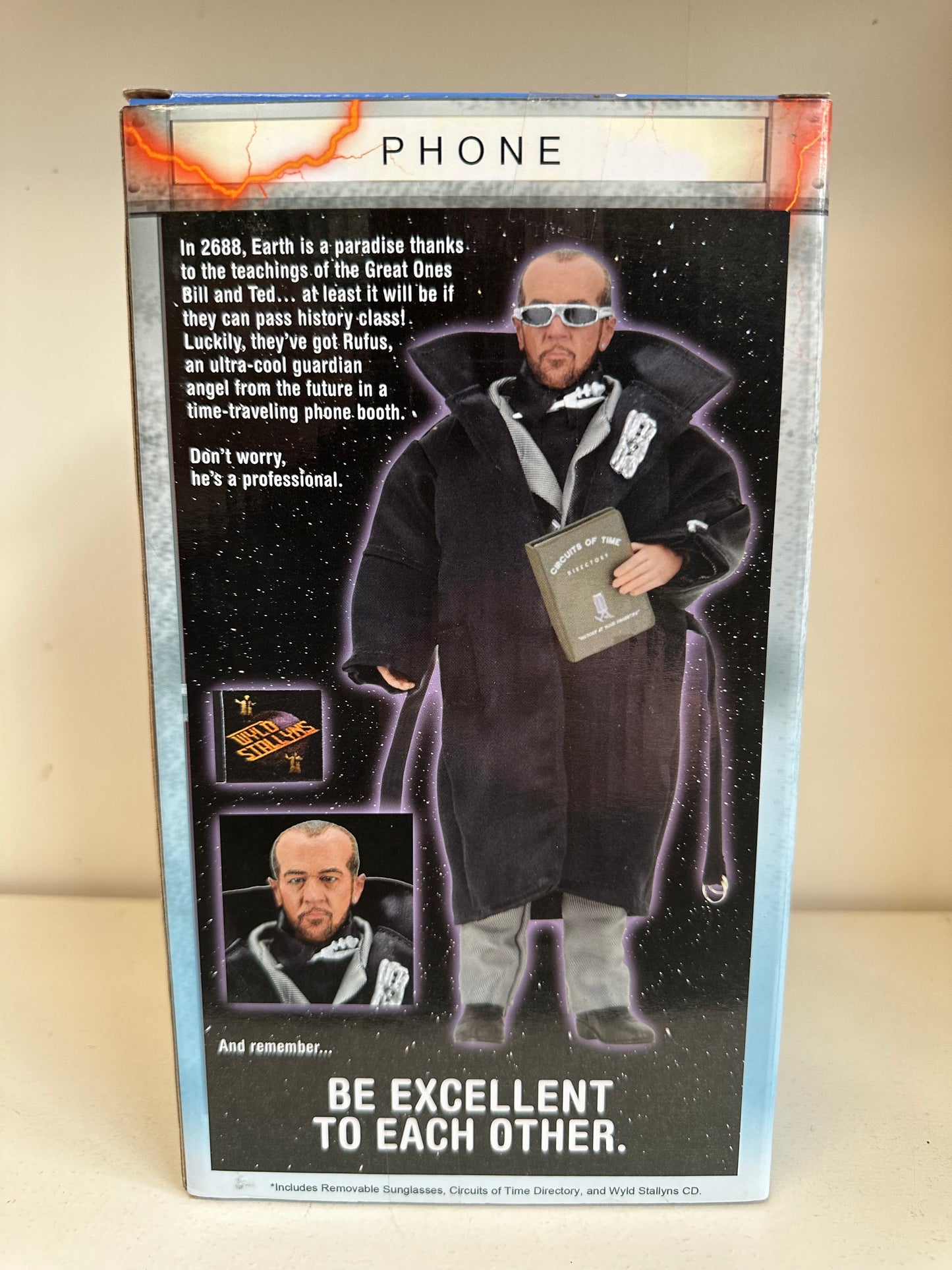 Neca Rufus Bill & Ted’s Excellent Adventure Sealed Action Figure Sealed